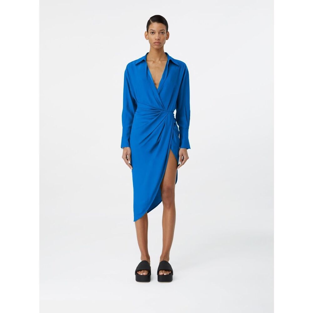 GAUGE81 PUNO long-sleeved midi shirt dress